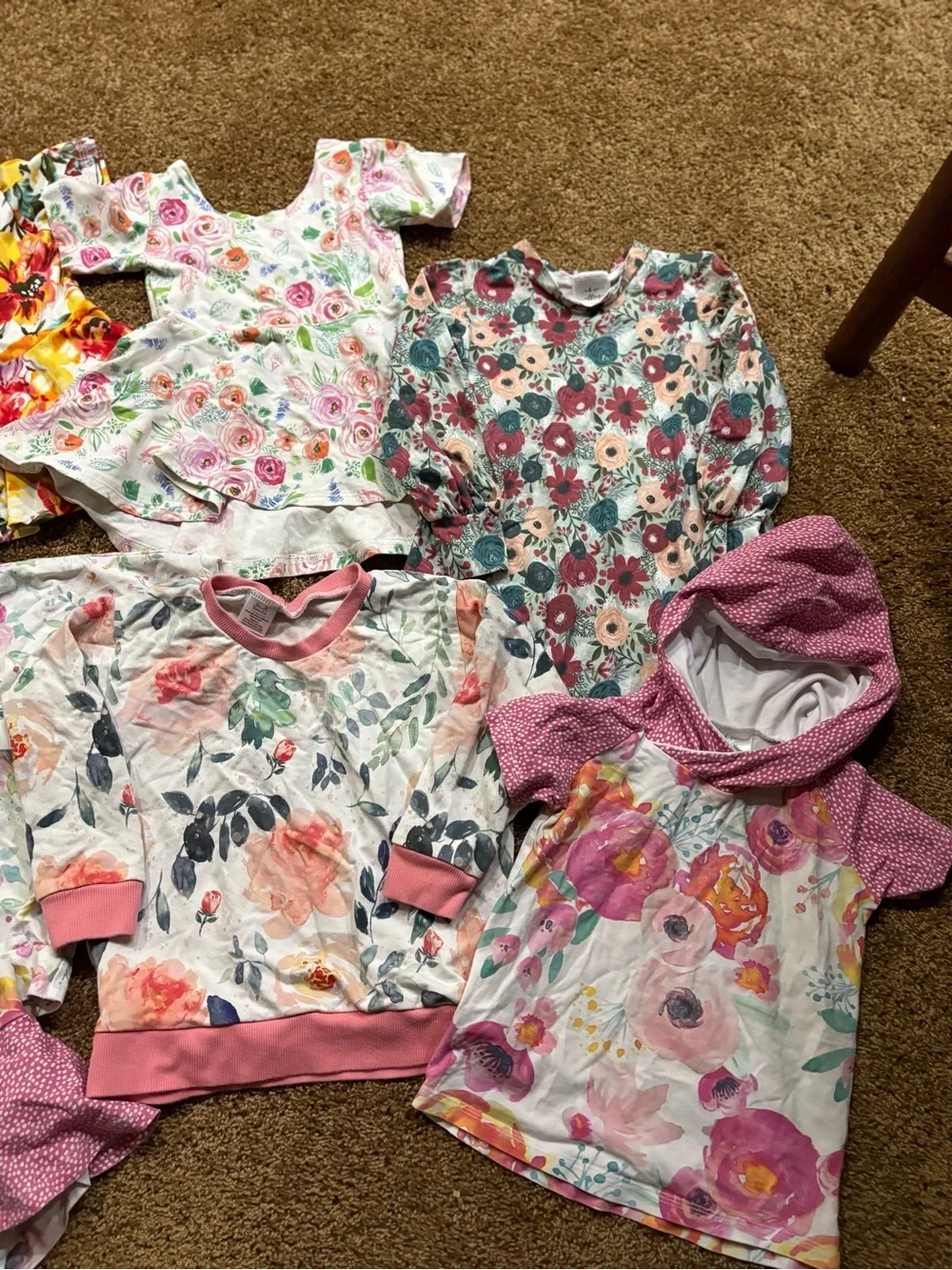 Handmade in USA Boutique Floral Bundle 3T